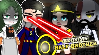 Justice League react to Kratos as Wonder Woman Half Brother  Kratos  GOW   Gacha react [upl. by Shira]