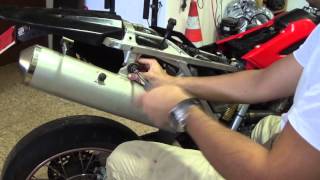 Husqvarna exhaust modderestricting How ToPart 1 [upl. by Gayn427]