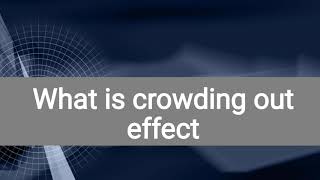 Crowding out effect in Hindi [upl. by Weld956]