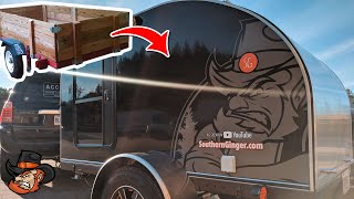 Teardrop Camper Build in less than 10min Timelapse [upl. by Norrabal]