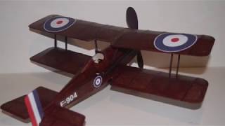 Building The RAF SE5A Balsa Wood Biplane [upl. by Gough]