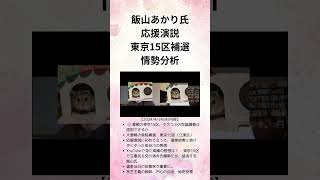 ②高橋洋一 長谷川幸洋 飯山あかり氏 応援演説 東京15区補選 情勢分析 [upl. by Akiemat]