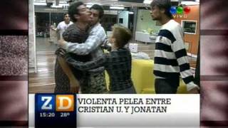 La Pelea Cristian U vs Jonatan Gran Hermano 2011 [upl. by Jelene]