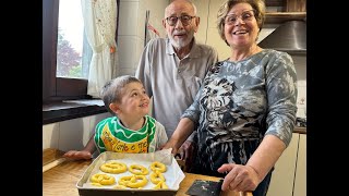 TORTA DI MELE BISCOTTI CROCCANTI INSIEME A LUDOVICO  RICETTA DELLA NONNA MARIA [upl. by Teddman251]