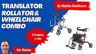 Translator Rollator amp Transport chair 2 in 1 [upl. by Ina]