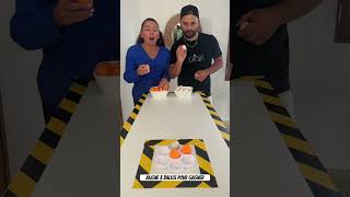 Un jeu sympa à faire avec du matériel maison 😁 jeu challenge fun couple [upl. by Alvis]