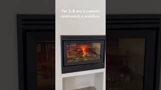 Accensione caminoalegna Jotul utilizzo dellinserto a legna in ghisa Spazzacamino [upl. by Arretnahs]