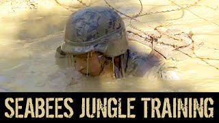 Navy Seabees Basic Jungle Skills Course  13TAC MILVIDS [upl. by Enirhtac]