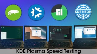 Manjaro vs KDE Neon vs Kubuntu vs OpenSUSE  KDE Plasma Speed Test [upl. by Nav]