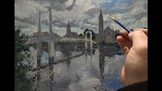 Oil Painting TimeLapse  Inverness Scotland [upl. by Barber]