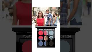 distracted boyfriend meme color makeup eyeshadow palette colorpalette memes meme memesdaily [upl. by Eimot]