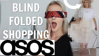 I BOUGHT AN ENTIRE OUTFIT BLINDFOLDED ON ASOS [upl. by Eneryt]