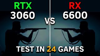 RX 6600 vs RTX 3060  Test In 24 Games at 1080p  2023 [upl. by Ahsinel]