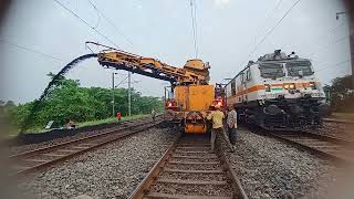 Ballast Cleaning machine Indian Railways [upl. by Durtschi]