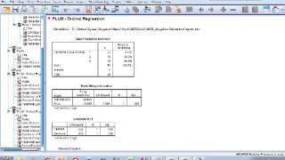 Lesson 23 2 Ordinal Logistic Regression SPSS [upl. by Martineau]