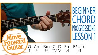 Guitar for Beginners  Chord Progressions Theory  Lesson 1 [upl. by Kubetz]