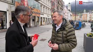 GRWahl Innsbruck Stadtspaziergang mit Bgm Georg Willi [upl. by Adok]