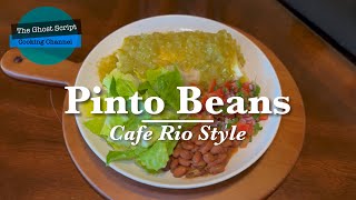 Instant Pot Pinto Beans Cafe RioCosta Vida Style [upl. by Norrv]