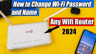 How to Change WiFi Password and Name Any Router 2024  Wifi Name and Password kaise change kare [upl. by Ibrahim]