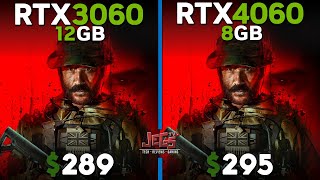 RTX 3060 12G vs RTX 4060  Tested in 15 games [upl. by Nodnab]