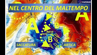 METEO  MALTEMPO E FREDDO IN ARRIVO PER TUTTA LA SECONDA DECADE DOMANI PRIMI FENOMENI AL NORD [upl. by Romonda]