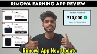 Rimowa Earning App  Rimowa Longterm App Review  Rimowa App New Update [upl. by Eseerehs]