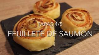 TAPAS Feuilleté de Saumon amp Thon au Fromage Frais 45  55 [upl. by Neile]