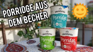 Mondamin Porridge im Test  Wie schmecken sie  FoodLoaf [upl. by Izy637]