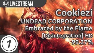 Cookiezi  UNDEAD CORPORATION  Embraced by the Flame English ver Disintegration HD 9927 [upl. by Adianes]