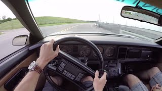 1989 Pontiac Turbo Trans Am Indy Pace Car  WR TV POV Test Drive [upl. by Preiser]