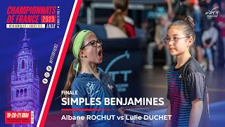 Albane ROCHUT vs Lulie DUCHET  FINALE  FRANCE BENJAMINS 2023 [upl. by Inal912]