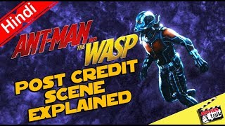 ANTMAN amp THE WASP Post Credit Scene Explained In Hindi [upl. by Mahau966]