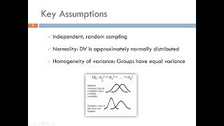 Lecture  One Way ANOVA Part 1 [upl. by Rosenstein312]