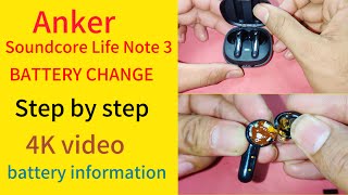 ANKER SOUNDCORE LIFE NOTE 3 BATTERY REPLACEMENTBATTERY BACKUP PROBLEMairpods ankerankersoundcore [upl. by Linson]