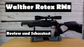 Luftgewehr Walther Rotex RM 8  Full Review und Schusstest [upl. by Christan]