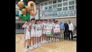 Hopkinton Hillers Boys Varsity Basketball Head Coach Tom Keane talks 20232024 season [upl. by Jegar]