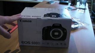 Canon EOS 600D  Rebel T3i Unboxing [upl. by Otilegna323]