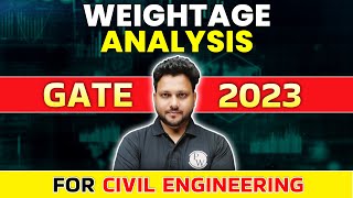 Weightage Analysis Of GATE For Civil Engineering [upl. by Herries455]