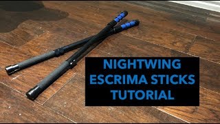 NIGHTWING ESCRIMA STICKS TUTORIAL [upl. by Trutko]