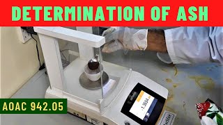 Determination of Ash Content Total MineralsA Complete Procedure AOAC 94205 [upl. by Zoa]