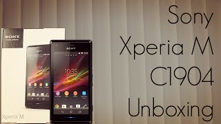 Sony Xperia M C1904 Unboxing  4quot Android Phone with Competitive Pricing  PhoneRadar [upl. by Domingo914]