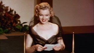 Marilyn Monroe Presents Sound Recording 1951 Oscars [upl. by Airotna463]