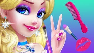 Fun Kids Care Games  Ice Princess Makeup Makeover Spa Beauty Salon amp Pet Dress Up Girls Kids Games [upl. by Yennej463]