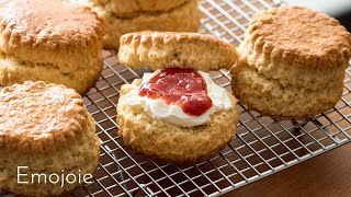 Scones with Homemade Clotted Cream and Strawberry Jam Recipe [upl. by Gnouhp]