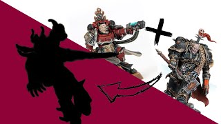 Kitbashing a CUSTOM Chaos Lord for the WORD BEARERS [upl. by Kralc8]