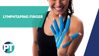 Finger Vodder technik  Lymphtaping  PhysioTape [upl. by Willamina]