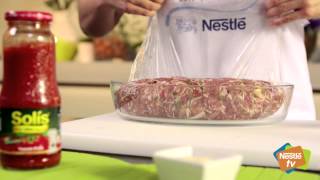 🍽 Tronco de carne picada  Recetas de Cocina Nestlé [upl. by Larner]