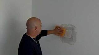 Drywall Repair How to Patch a Small Hole Part 2 of 2 [upl. by Queridas61]