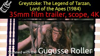 Greystoke The Legend of Tarzan Lord of the Apes 1984 35mm film trailer scope 4K [upl. by Lizabeth]