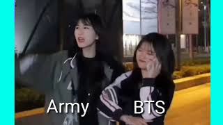 BTS X Army X Blink  BTS Army Blink Vs Hater  Blackpink Fan See the hole video [upl. by Toms898]